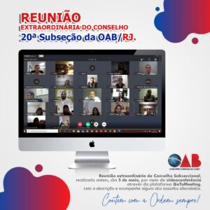 Leia mais sobre o artigo REUNIÃO EXTRAORDINÁRIA DO CONSELHO SUBSECCIONAL