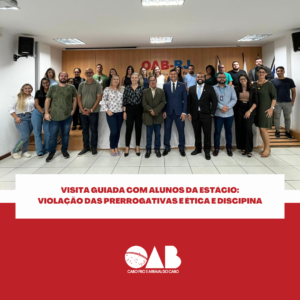 Leia mais sobre o artigo VISITA GUIADA COM OS ALUNOS DA ESTÁCIO DE SÁ